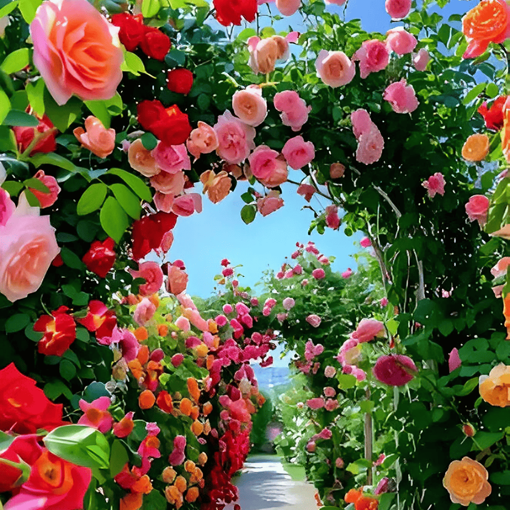 🌹 Elegant Climbing Rose Flower Seeds- Rare Seeds (2 Plant Growth Supplement Free)