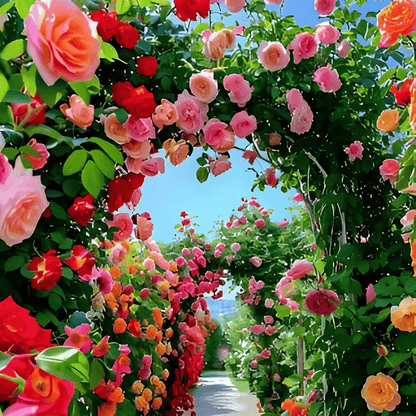 🌹 Elegant Climbing Rose Flower Seeds- Rare Seeds (2 Plant Growth Supplement Free)